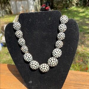 Chico's Silver Filigree Necklace